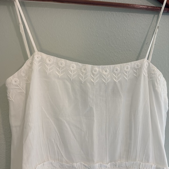 NWT J.Crew White Embroidered Sorento Dress - Picture 7 of 12